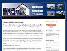 Tablet Screenshot of buildinspectandcontract.com